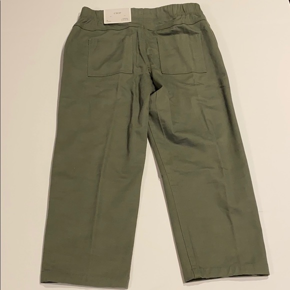 Christopher & Banks SZ 4 Olive Crop Pants D13 - Picture 4 of 12